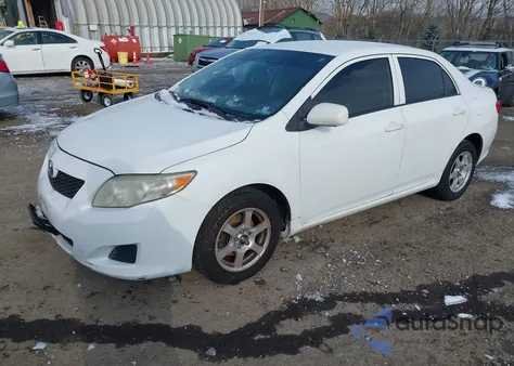 2009 Toyota Corolla Le из США, поврежденный, VIN JTDBL40E499079782